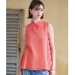 ドレステリア(レディース)(DRESSTERIOR(Ladies))のシアーリボンアーカイブブラウス ピンク(071)