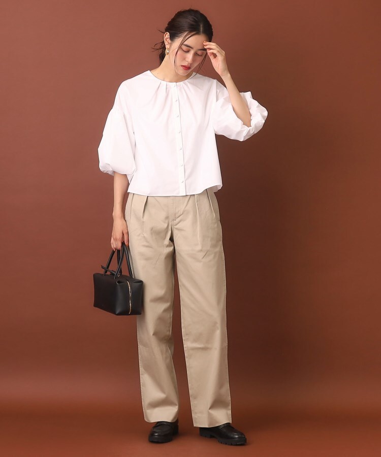 ドレステリア(レディース)(DRESSTERIOR(Ladies))の【2WAY/洗える】前後2WAYバルーンスリーブブラウス7