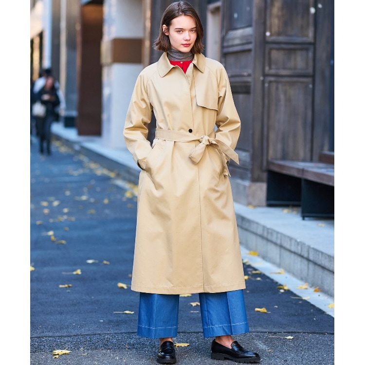 ドレステリア(レディース)(DRESSTERIOR(Ladies))の【上品/美シルエット】ライトトレンチコート トレンチコート