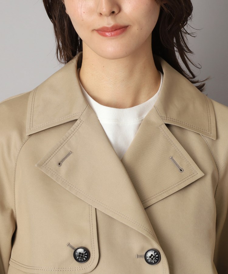 ドレステリア(レディース)(DRESSTERIOR(Ladies))の【撥水加工】Aラインショートトレンチジャケット20