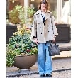 ドレステリア(レディース)(DRESSTERIOR(Ladies))の【撥水加工】Aラインショートトレンチジャケット1