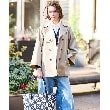 ドレステリア(レディース)(DRESSTERIOR(Ladies))の【撥水加工】Aラインショートトレンチジャケット6