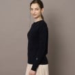 ドレステリア(レディース)(DRESSTERIOR(Ladies))のコットンフルニードルプルオーバーニット ネイビー(094)