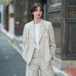 ドレステリア(レディース)(DRESSTERIOR(Ladies))の【セットアップ】リネン混ダブルブレストジャケット1