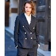 ドレステリア(レディース)(DRESSTERIOR(Ladies))の【セットアップ】リネン混ダブルブレストジャケット18