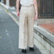 ドレステリア(レディース)(DRESSTERIOR(Ladies))の【美シルエット／洗える】リネンブレンドワイドパンツ40