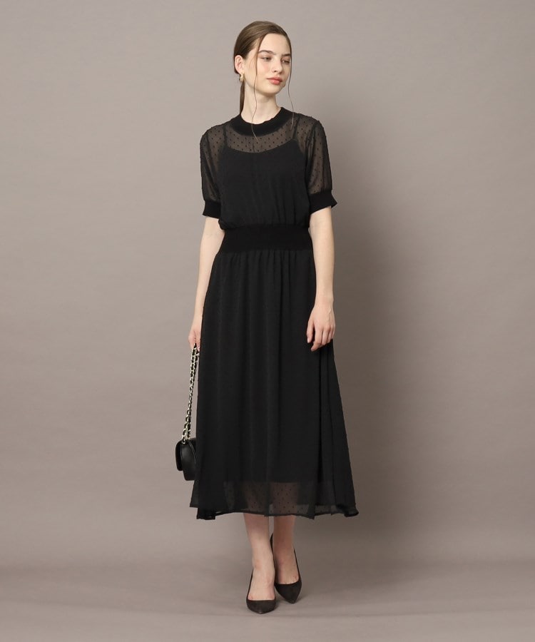 ドレステリア(レディース)(DRESSTERIOR(Ladies))の【EC・ルクア別注カラーあり】ドットカットジャカードハーフスリーブ20
