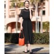 ドレステリア(レディース)(DRESSTERIOR(Ladies))の【EC・ルクア別注カラーあり】ドットカットジャカードハーフスリーブ1