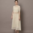 ドレステリア(レディース)(DRESSTERIOR(Ladies))の【EC・ルクア別注カラーあり】ドットカットジャカードハーフスリーブ ライトベージュ(951)
