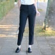 ドレステリア(レディース)(DRESSTERIOR(Ladies))の【洗える/通勤】ウォッシャブルストレッチテーパードパンツ ブラック(019)