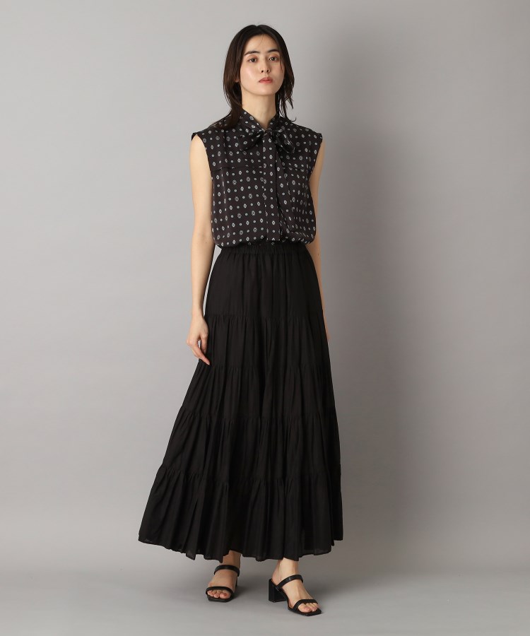 ドレステリア(レディース)(DRESSTERIOR(Ladies))の【大人百花春号掲載 モデル美香さん着用】洗える/コットンボイルティアードスカート20