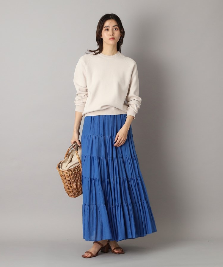 ドレステリア(レディース)(DRESSTERIOR(Ladies))の【大人百花春号掲載 モデル美香さん着用】洗える/コットンボイルティアードスカート33