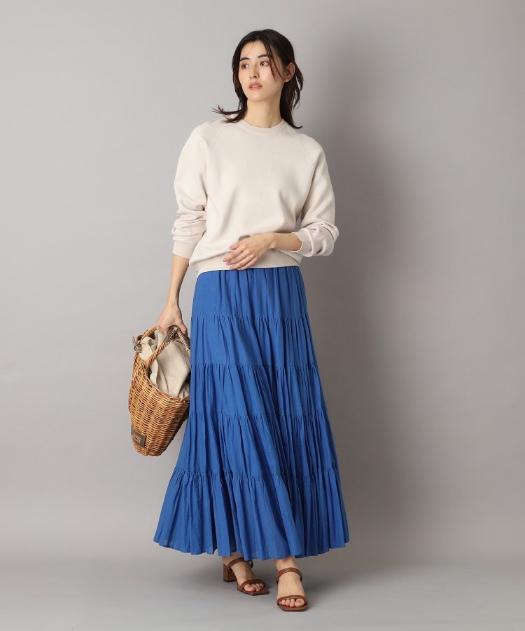 大人百花春号掲載 モデル美香さん着用】洗える/コットンボイル 大人百花春号掲載 モデル美香さん着用】洗える/コットンボイル