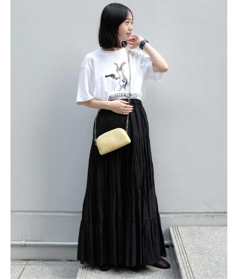 ドレステリア(レディース)(DRESSTERIOR(Ladies))の【大人百花春号掲載 モデル美香さん着用】洗える/コットンボイルティアードスカート39
