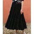 ドレステリア(レディース)(DRESSTERIOR(Ladies))の【大人百花春号掲載 モデル美香さん着用】洗える/コットンボイルティアードスカート スミクロ(018)