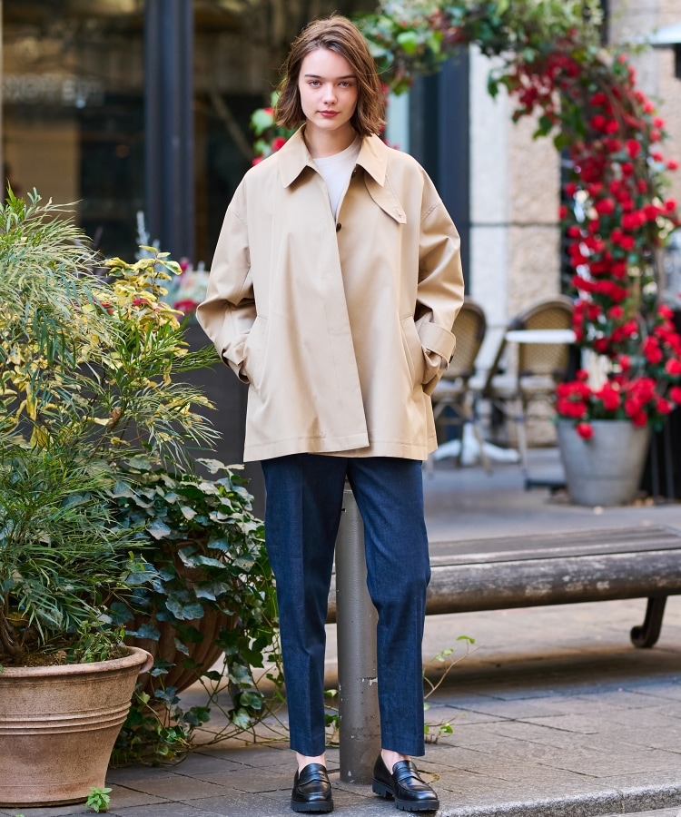 Aラインレインアウター(ステンカラーコート) | DRESSTERIOR Aラインレインアウター(ステンカラーコート) | DRESSTERIOR