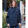 ドレステリア(レディース)(DRESSTERIOR(Ladies))の【洗える】撥水ストレッチアノラックパーカ ブラック(019)