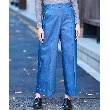 ドレステリア(レディース)(DRESSTERIOR(Ladies))の【洗える/後ろウエストゴム】イージーウエストワイドデニムパンツ17