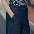 ドレステリア(レディース)(DRESSTERIOR(Ladies))の【洗える/後ろウエストゴム】イージーウエストワイドデニムパンツ23