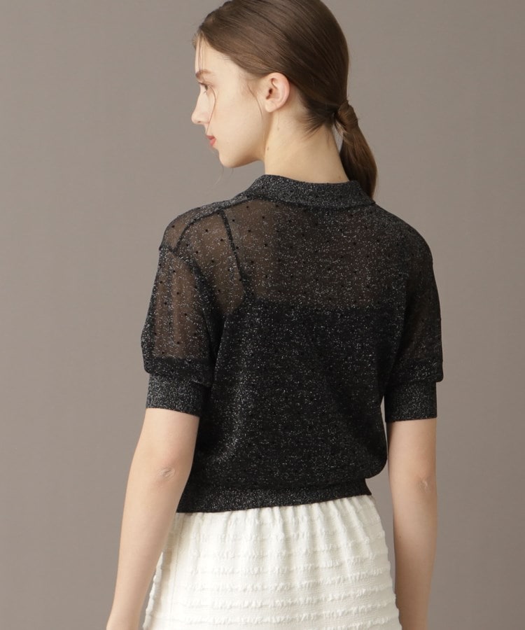 ドレステリア(レディース)(DRESSTERIOR(Ladies))の【大人百花春号掲載 モデル美香さん着用】ドットシアーポロ5