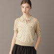 ドレステリア(レディース)(DRESSTERIOR(Ladies))の【大人百花春号掲載 モデル美香さん着用】ドットシアーポロ11