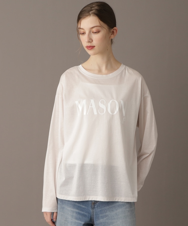 ドレステリア(レディース)(DRESSTERIOR(Ladies))の【接触冷感/洗える】シアーメゾンロゴロンTEE13