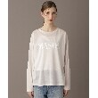 ドレステリア(レディース)(DRESSTERIOR(Ladies))の【接触冷感/洗える】シアーメゾンロゴロンTEE グレージュ(050)