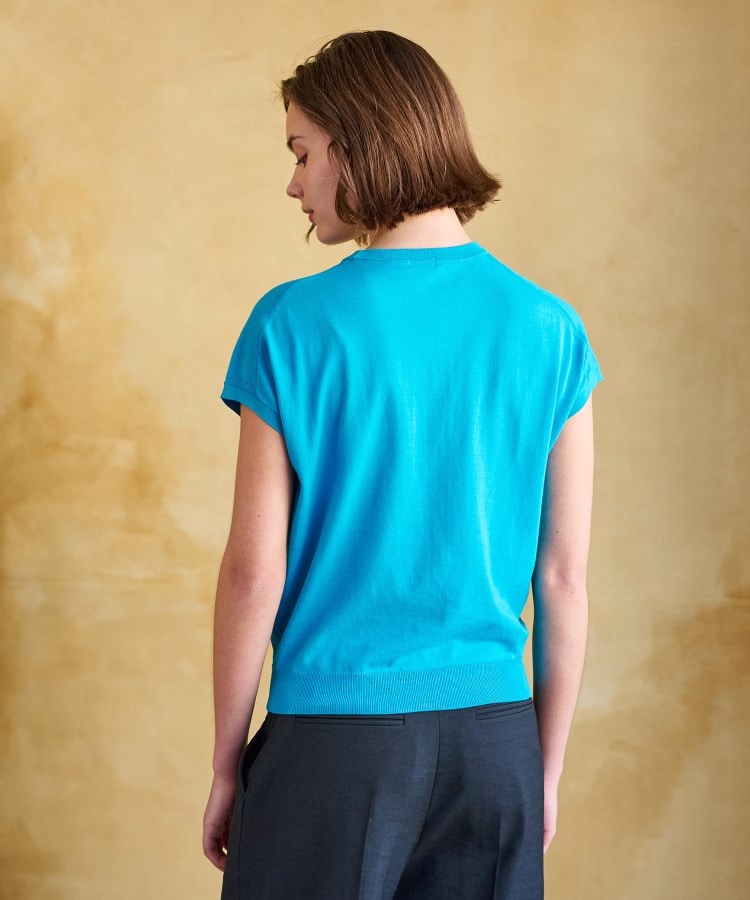 ドレステリア(レディース)(DRESSTERIOR(Ladies))の【定番/洗える】コットンシルク混フレンチスリーブニット25