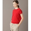 ドレステリア(レディース)(DRESSTERIOR(Ladies))の【定番/洗える】コットンシルク混フレンチスリーブニット5
