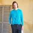 ドレステリア(レディース)(DRESSTERIOR(Ladies))の【毎年人気！洗える】コットンシルクニットカーデ ブルー(092)