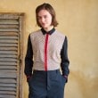 ドレステリア(レディース)(DRESSTERIOR(Ladies))の【洗える/小紋柄】ヴィンテージパターンプリントコンビシャツ5