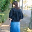 ドレステリア(レディース)(DRESSTERIOR(Ladies))の【洗える】スタンドフリルボリュームスリーブブラウス4