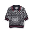 ドレステリア(レディース)(DRESSTERIOR(Ladies))の【大人百花春号掲載 モデル美香さん着用】オーバーラップサークルジャカードポロニット1