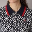 ドレステリア(レディース)(DRESSTERIOR(Ladies))の【大人百花春号掲載 モデル美香さん着用】オーバーラップサークルジャカードポロニット16