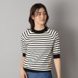 ドレステリア(レディース)(DRESSTERIOR(Ladies))の【洗える】マルチボーダーハーフスリーブニット10