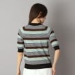 ドレステリア(レディース)(DRESSTERIOR(Ladies))の【洗える】マルチボーダーハーフスリーブニット23
