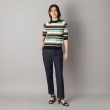 ドレステリア(レディース)(DRESSTERIOR(Ladies))の【洗える】マルチボーダーハーフスリーブニット35