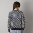 ドレステリア(レディース)(DRESSTERIOR(Ladies))のオーバーラップサークルジャカードニットカーデ16