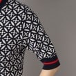 ドレステリア(レディース)(DRESSTERIOR(Ladies))の【洗える/オリジナル柄】オーバーラップサークルジャカードハーフスリーブカーデ10
