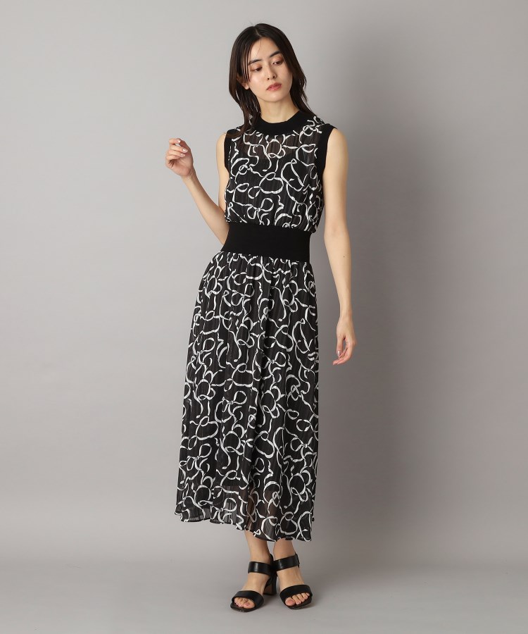 ドレステリア(レディース)(DRESSTERIOR(Ladies))のシアーリボンテーププリントドレス13