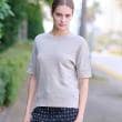 ドレステリア(レディース)(DRESSTERIOR(Ladies))の【毎年人気！／洗える】リネン裏毛ハーフスリーブプルオーバー グレージュ(050)