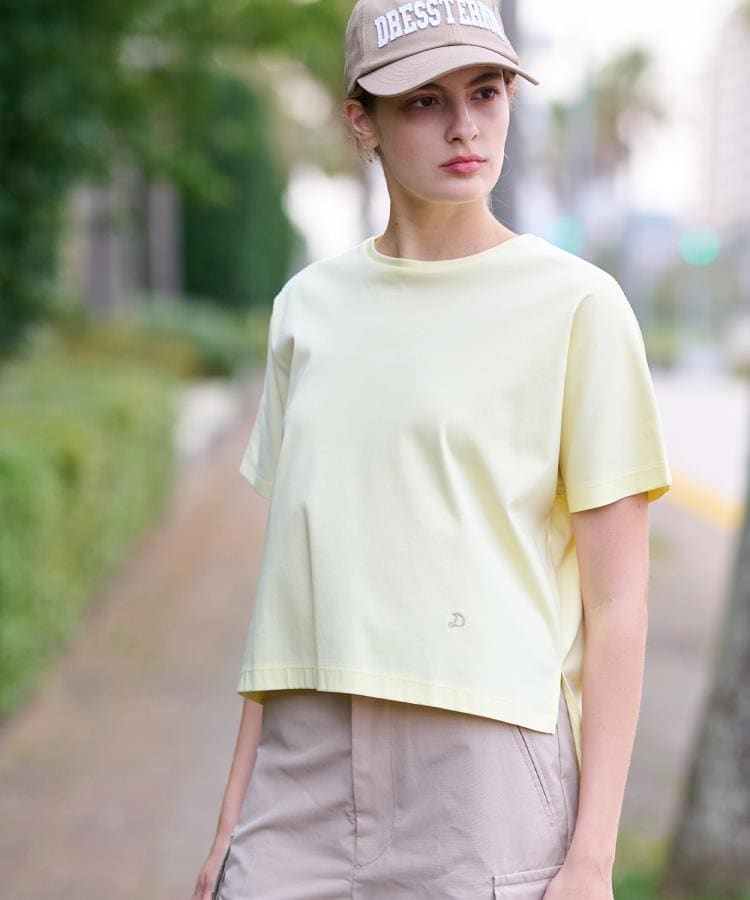 ドレステリア(レディース)(DRESSTERIOR(Ladies))の【接触冷感/抗菌防臭/消臭】アイスクリアコットンドルマンT2