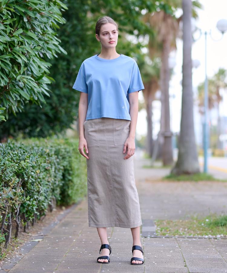 ドレステリア(レディース)(DRESSTERIOR(Ladies))の【接触冷感/抗菌防臭/消臭】アイスクリアコットンドルマンT11