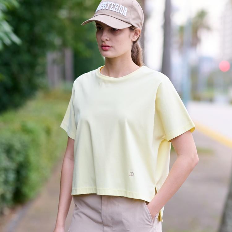 ドレステリア(レディース)(DRESSTERIOR(Ladies))の【接触冷感/抗菌防臭/消臭】アイスクリアコットンドルマンT Ｔシャツ