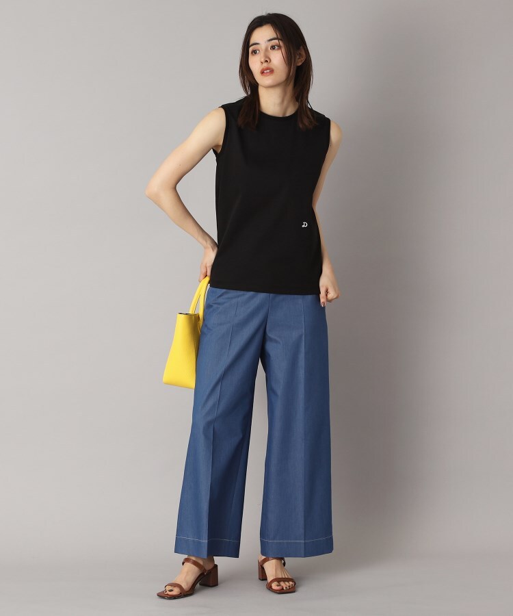 ドレステリア(レディース)(DRESSTERIOR(Ladies))の【接触冷感/抗菌防臭/消臭】アイスクリアコットンノースリーブT8