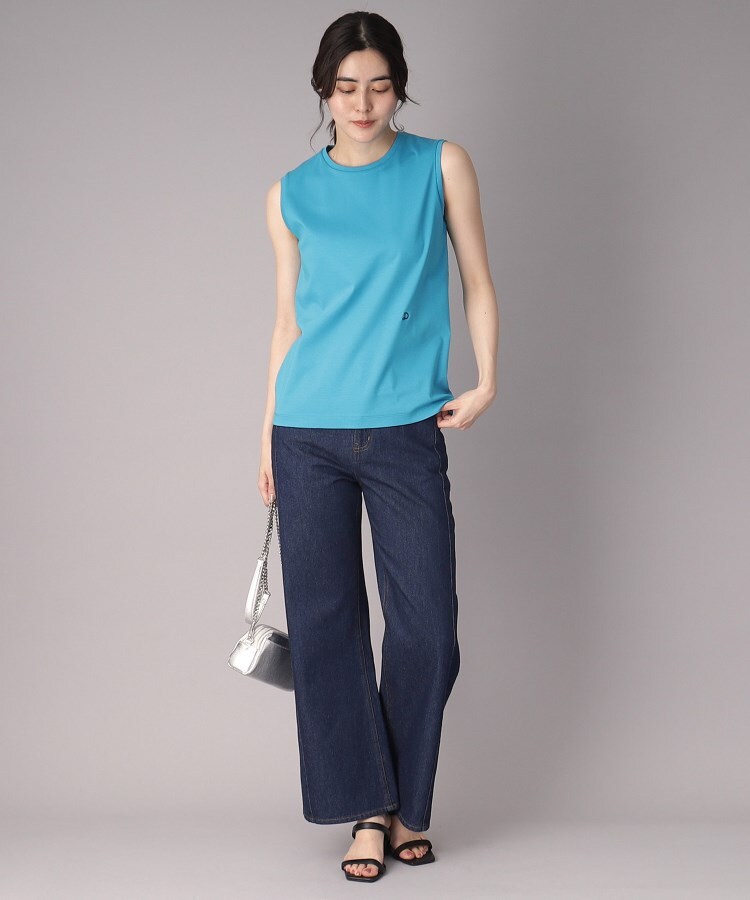 ドレステリア(レディース)(DRESSTERIOR(Ladies))の【接触冷感/抗菌防臭/消臭】アイスクリアコットンノースリーブT15