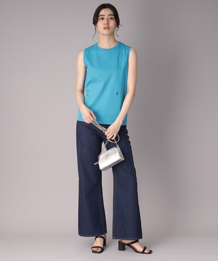 ドレステリア(レディース)(DRESSTERIOR(Ladies))の【接触冷感/抗菌防臭/消臭】アイスクリアコットンノースリーブT16