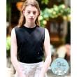 ドレステリア(レディース)(DRESSTERIOR(Ladies))の【接触冷感/抗菌防臭/消臭】アイスクリアコットンノースリーブT ブラック(019)