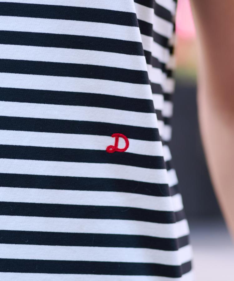 ドレステリア(レディース)(DRESSTERIOR(Ladies))の【接触冷感/抗菌防臭/消臭】アイスクリアコットンボーダーノースリーブ6