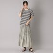 ドレステリア(レディース)(DRESSTERIOR(Ladies))の【接触冷感/抗菌防臭/消臭】アイスクリアコットン VIERNESロゴボーダーT12
